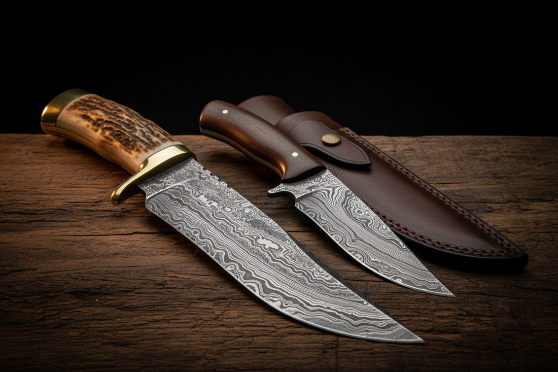 Hunting knife and bowie knife - Blog Post image 